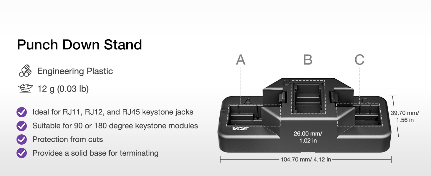 punch down stand tool