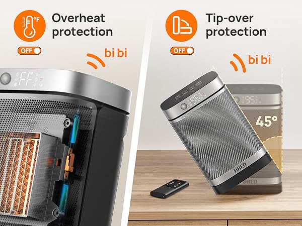 overheat tip-over protection