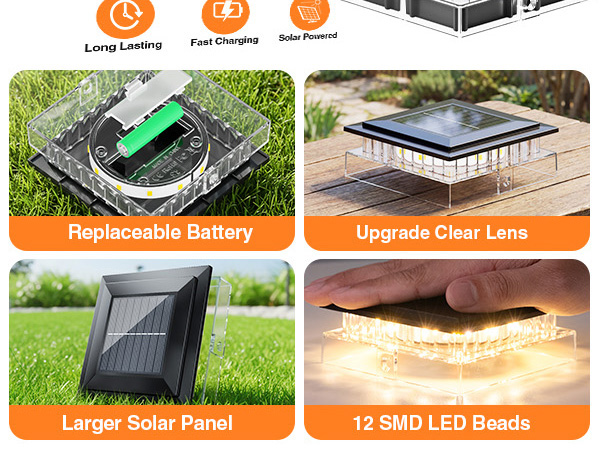 4x4 post solar lights