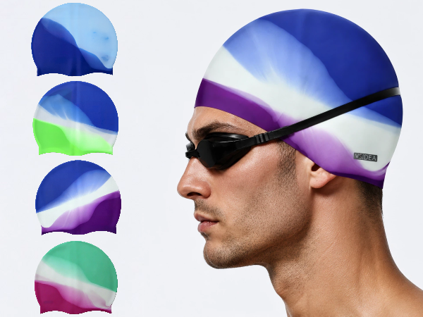 adult silicone swim caps