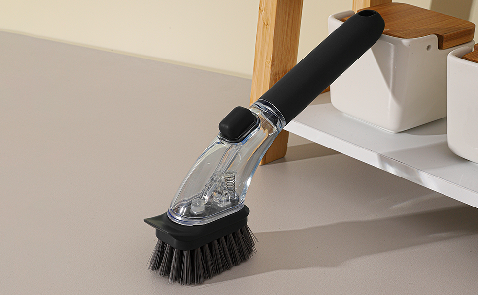 Dish Scrubber with Soap Dispenser