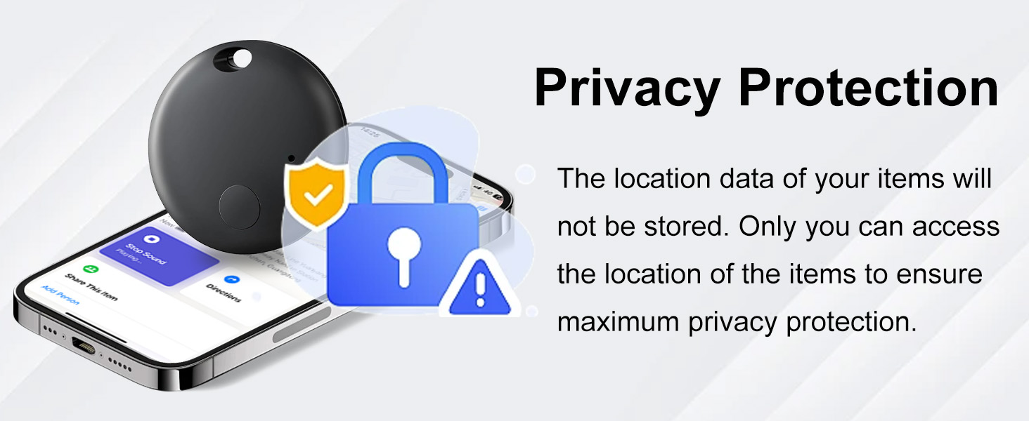 Air tracker tag for iOS