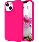 Telaso iPhone 14 Case, Liquid Silicone Soft Gel Rubber iPhone 14 Phone Case Slim Thin Phone Case ...