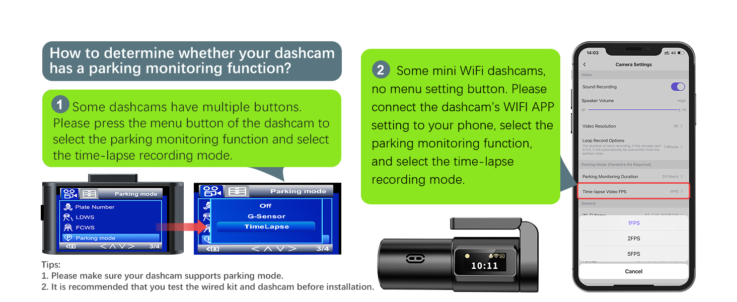 Range Tour Dash Cam Hardwire Kit USB-C Port, 5V/2.5A (also suitable for 1- 2A)