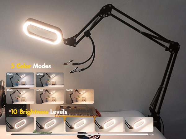 magnifying lamp