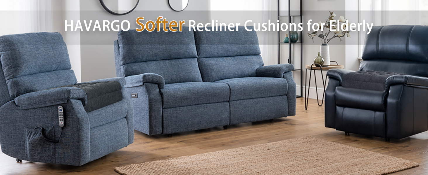 HAVARGO SOFT RECLINER CUSHIONS FOR ELDERLY