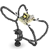 Helping Hands Soldering, Toolour Third Hand PCB Circuit Board Holder Flexible Y-Shaped Arms with ...