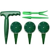 Coolrunner 6 Pack Sowing Seeds Dispenser Set, Adjustable Garden Hand Planter Seeder Tool Flower P...