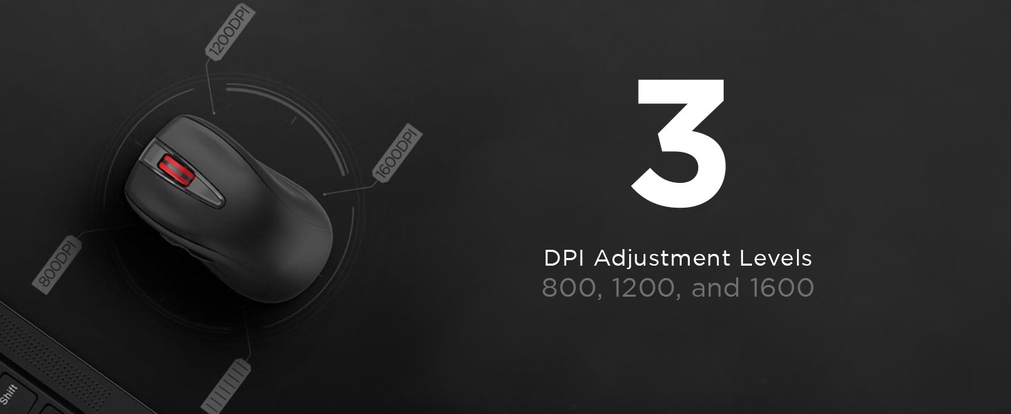 800, 1200, and 1600 DPI