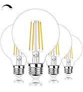 G25 LED Edison Dimmable Globe Light Bulbs 100W Equivalent 1200LM 2700K Soft Warm White LED Vanity...