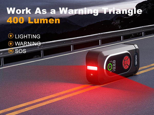 jump starter with led light