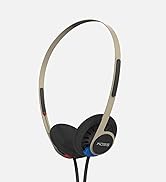 Koss KPH40 Utility On-Ear Headphones, Detachable Interchangeable Cord System, Retro Style, Ultra ...