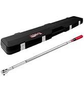 Hairich 3/4-Inch Drive Click Torque Wrench, Dual-Direction Adjustable 48 tooth 160-1000ft.lb/217-...
