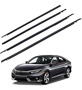YzusGomumu 4Pcs Window Moulding Trim Weatherstrip Window Seal Compatible with 2016 2017 2018 2019...