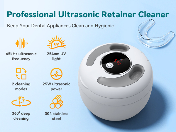 Professional Ultrasonic Retainer Cleaner
