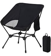TlaroRiz Camping Chair Portable Lightweight Camping Chairs for Adults Foldable 600D Oxford Ultral...