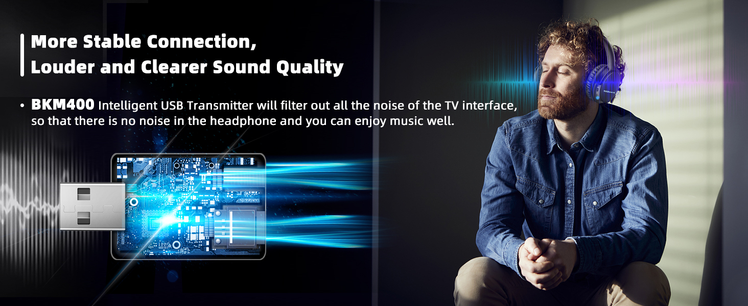 tv headphones wireless for seniors