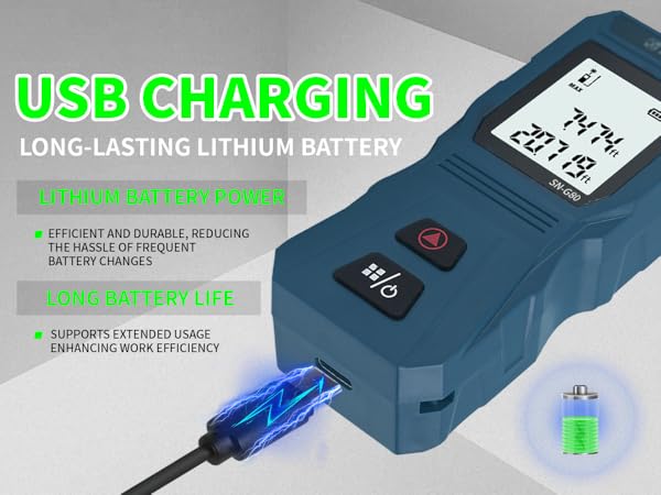 SN-G80 laser distance meter, high accuracy, compact design.