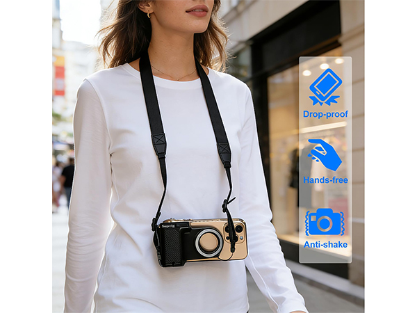 iphone camera accessories magsafe camera grip selfie grip for iphone telesin magnetic selfie light