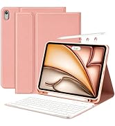 FUWANG Keyboard Case for iPad Air 11-inch (M2) 2024 &amp; 10.9 Inch iPad Air 5th 4th Generation Case ...