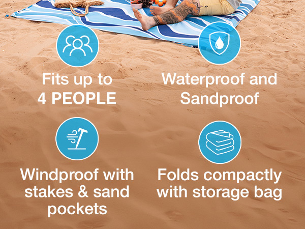 beach blanket beach blanket waterproof sandproof mat blanket waterproof