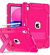 Grifobes Case for iPad 10th Generation 2022(10.9 inch), Heavy Duty Military Grade Shockproof Rugg...