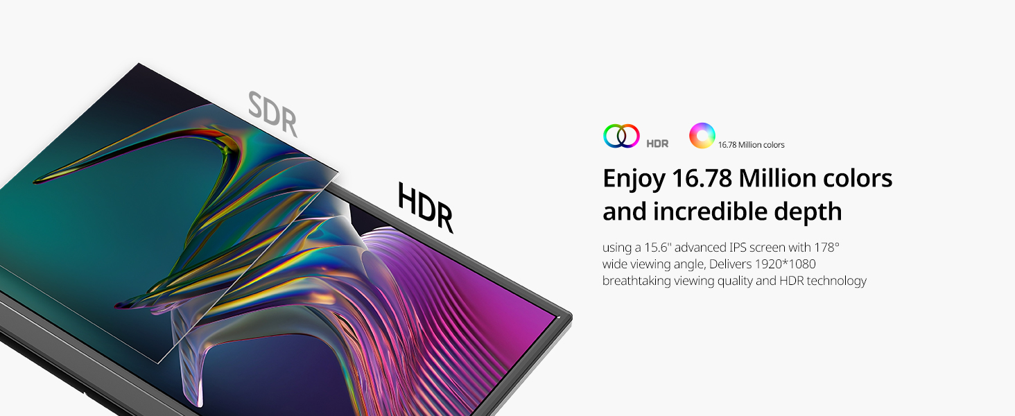 laptop monitors attachable portable