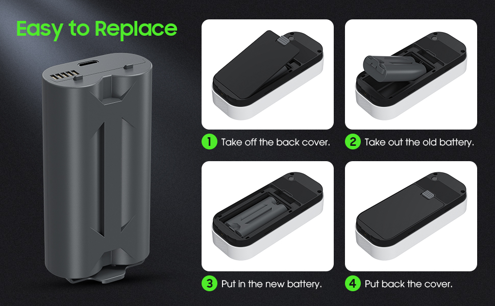 Replacement Battery for myQ Smart Garage Video Keypad