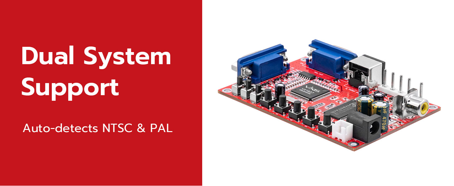 Dual System Support: Auto-detects NTSC &amp;amp; PAL
