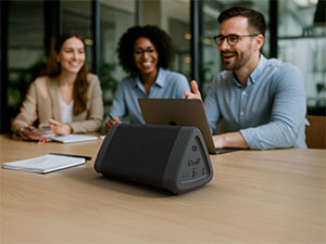 OontZ Angle 3 Bluetooth Speaker, Black