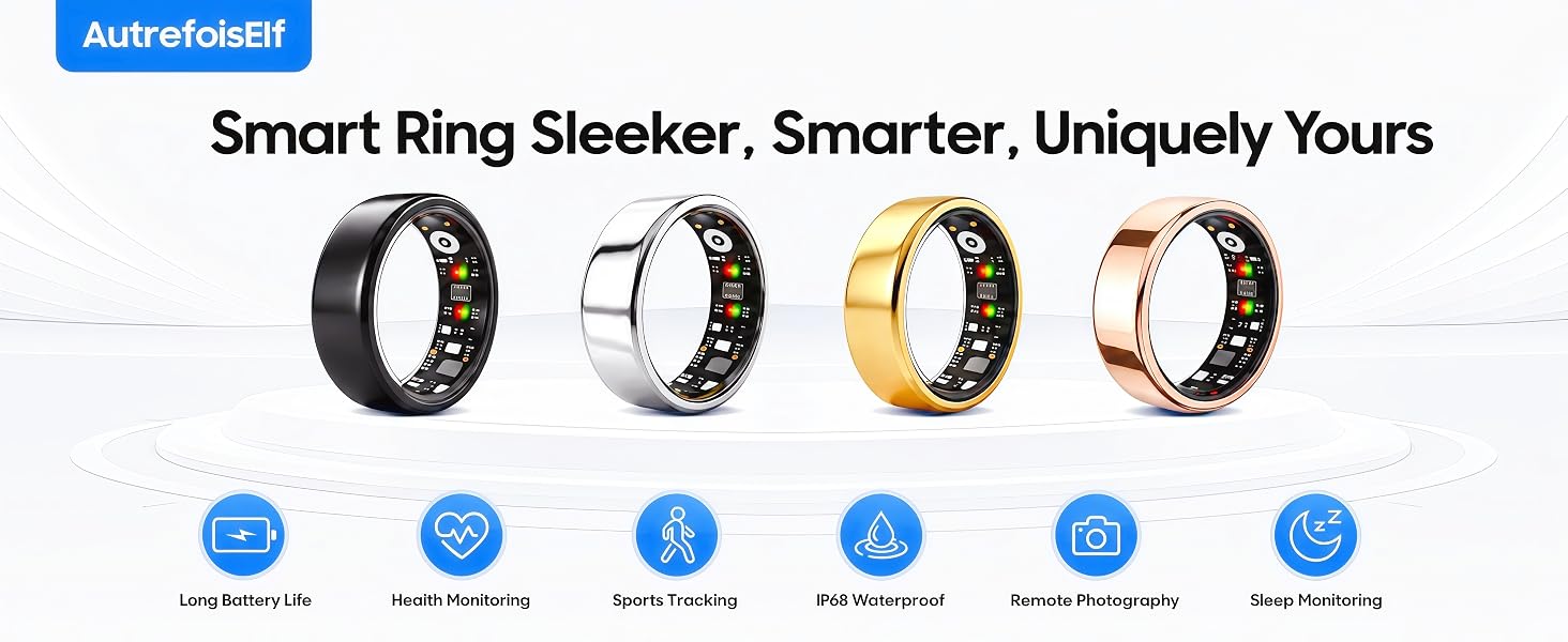 AutrefoisElf Smart Ring Gen 3: Elegance Meets Advanced Technology.