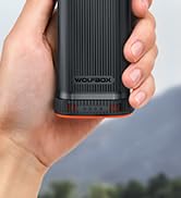 WOLFBOX MF200 Electric Air Duster with Removable Battery & 4 Nozzles, Cordless 3-Speed Adjustable...