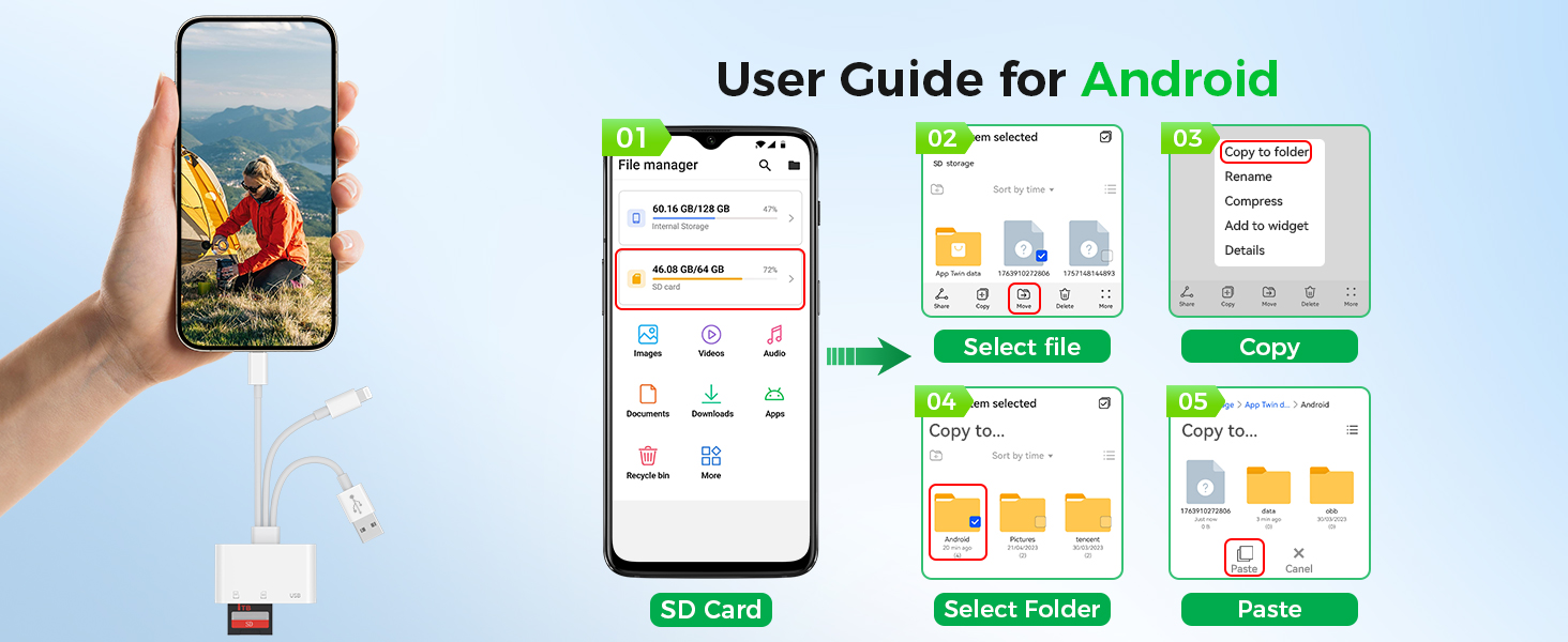sd card reader for iphone 13