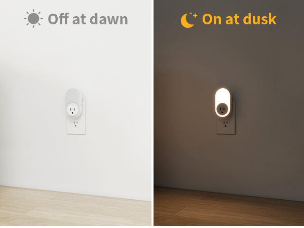 nightlights with dusk to dawn sensor