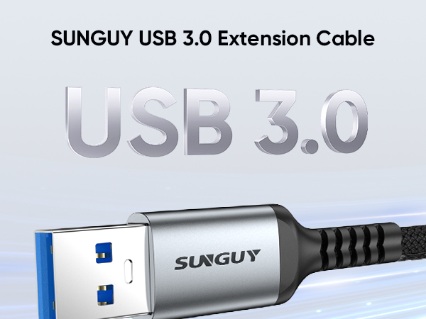 SUNGUY USB 3.0 Extension Cable