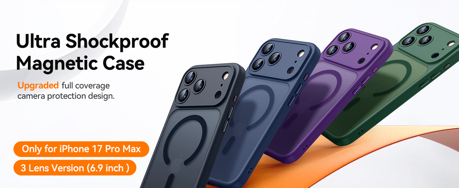 Full Camera Protection Compatible with iPhone 17 pro max Case