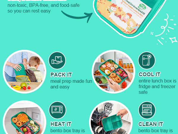 kids bento lunch box