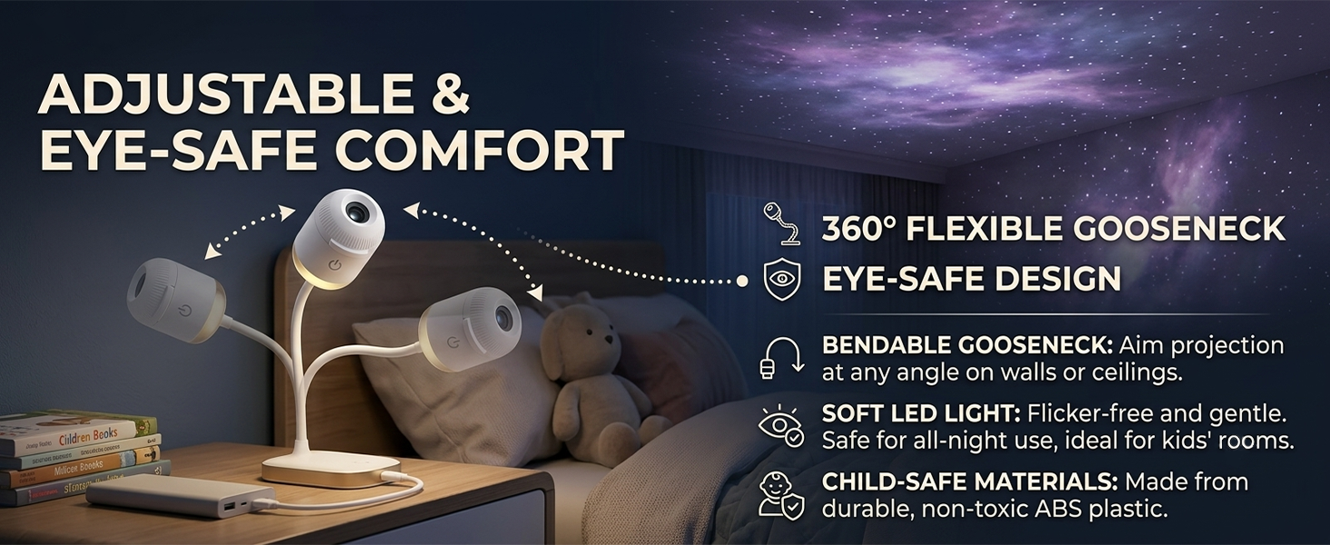 ADJUSTABLE &amp;amp; EYE-SAFE COMFORT