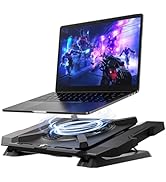 GSCOLER Laptop Cooling Pad, Gaming Laptop Cooler with 7.1 Inch Powerful Fan, RGB Lights &amp; 3-Speed...