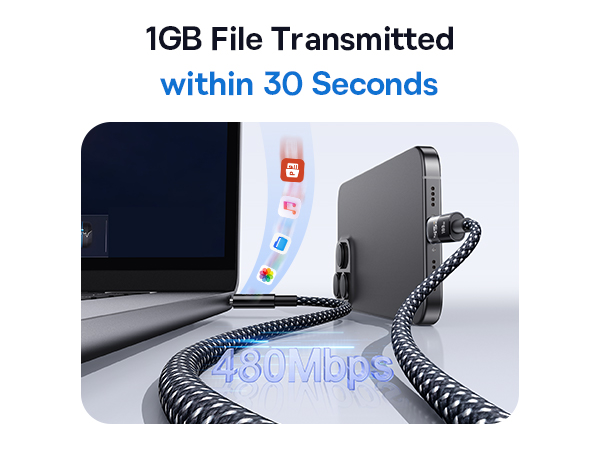 100w usb c cable with led display