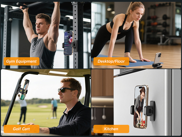 Gym Magnetic Phone Holder