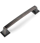Amerdeco 10 Pack Oil Rubbed Bronze 5 Inch(128mm) Hole Centers Kitchen Cabinet Pulls Hardware Kitc...