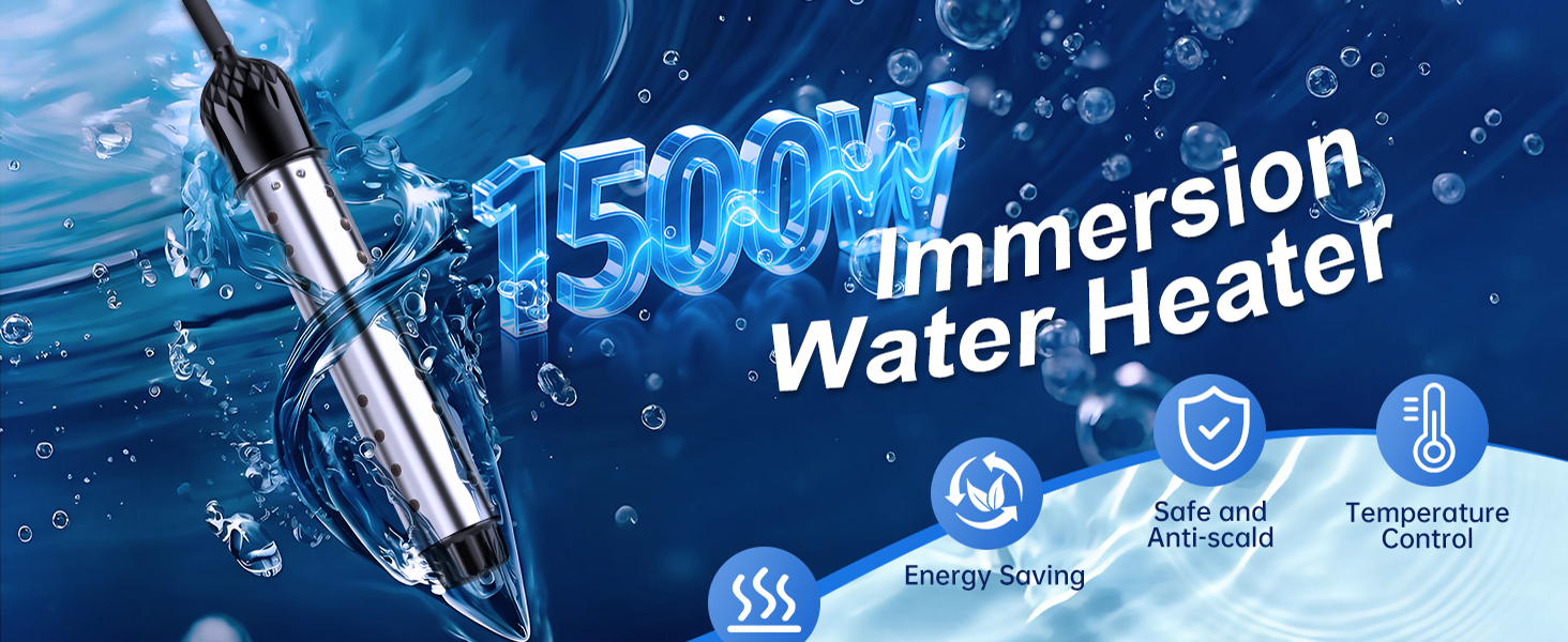 1500W high power for rapid heating