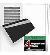 4 Pack Magnetic Vent Covers, Strong Vent Covers 5.5 X 12inch High Strength Magnetic Vent Cover fo...