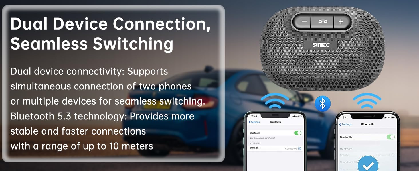 siniec handsfree car kit