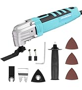 PHIRAH Oscillating Tool, 2.5A Oscillating Multi Tool with 3° Oscillation Angle, 22000 OPM Variabl...