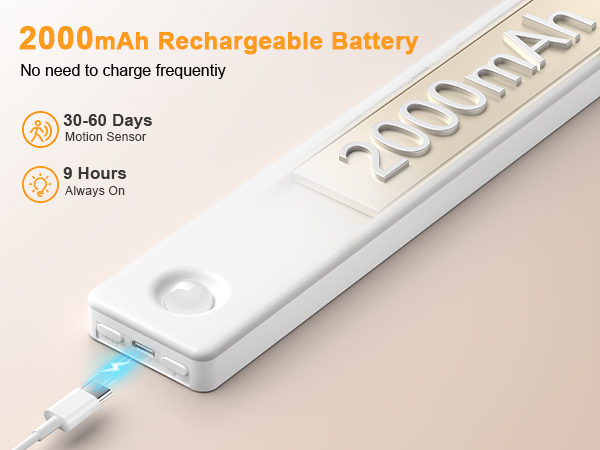 rechargeable under cabinet lighting