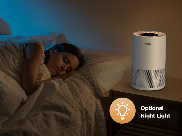 True HEPA+ Air Purifier Large Room bedroom air purifiers MOOKA air purifier for home