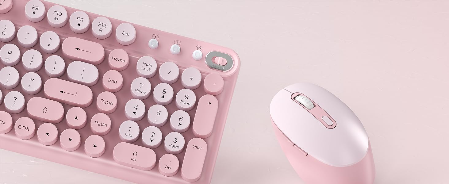 Wireless Keyboard and Mouse Combo