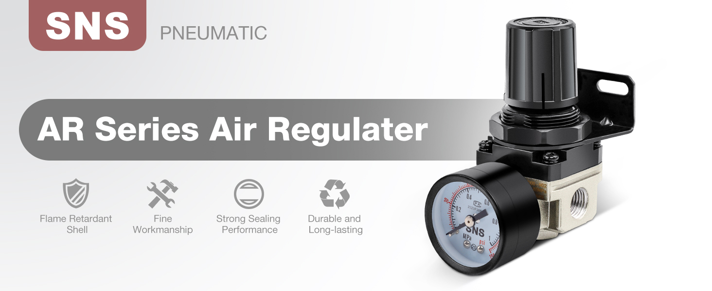 SNS Pneumatic AR2000-N02A Regulator